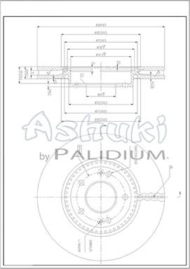 Ashuki Y089-70 - Əyləc Diski furqanavto.az