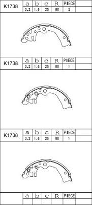 Asimco K1738 - Əyləc Başlığı Dəsti furqanavto.az