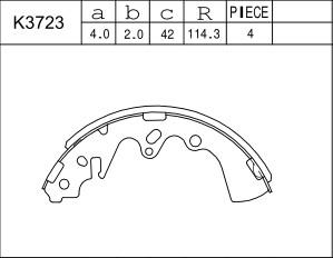 Asimco K3724 - Əyləc Başlığı Dəsti furqanavto.az