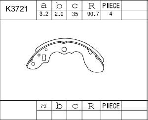 Asimco K3723 - Əyləc Başlığı Dəsti furqanavto.az