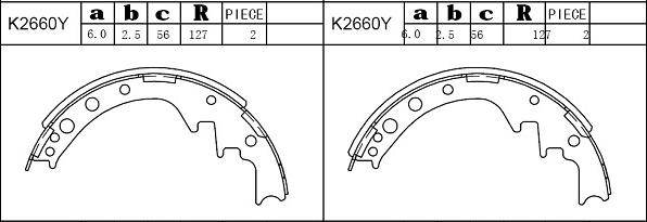 Asimco K2660Y - Əyləc Başlığı Dəsti furqanavto.az