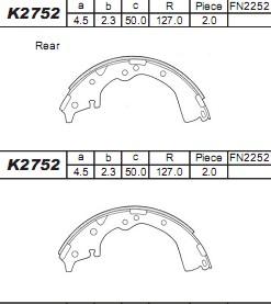 Asimco K2752 - Əyləc Başlığı Dəsti furqanavto.az