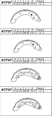 Asimco K7707 - Əyləc Başlığı Dəsti furqanavto.az