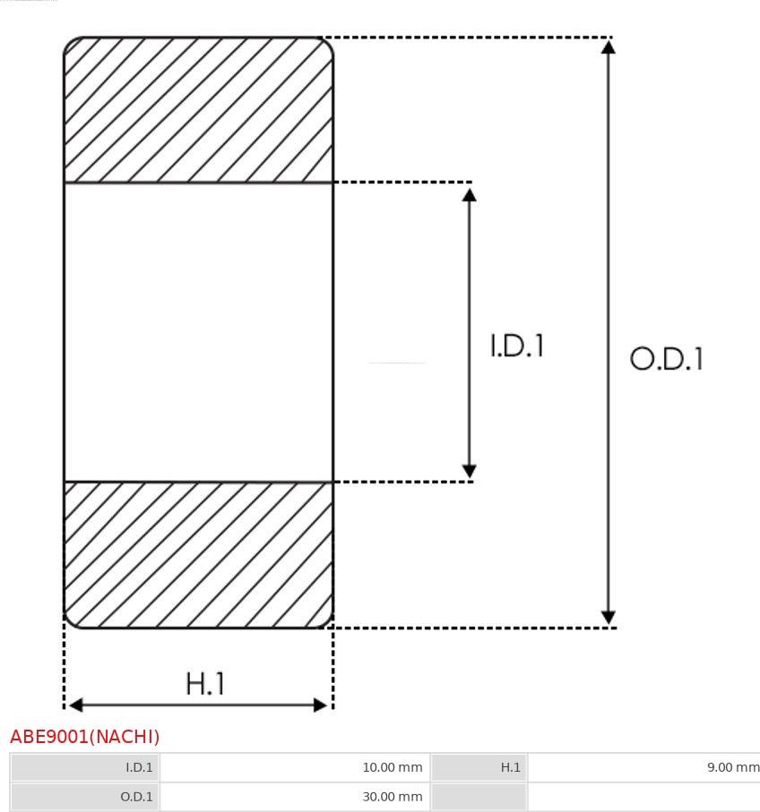 AS-PL ABE9001(NACHI) - Poşinq furqanavto.az