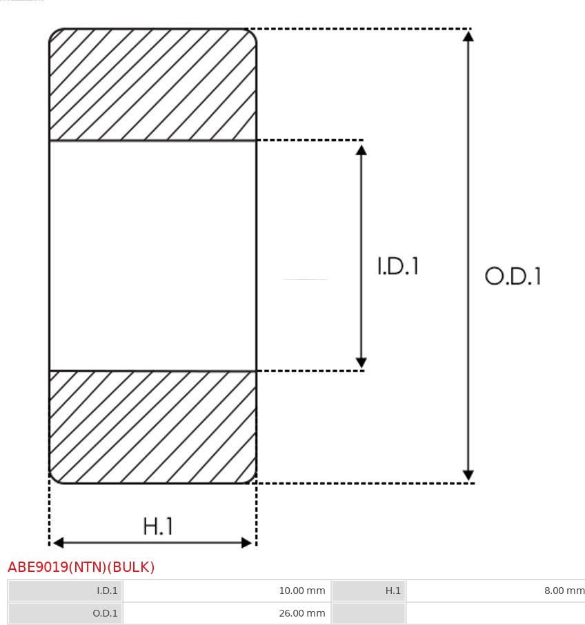 AS-PL ABE9019(NTN)(BULK) - Poşinq furqanavto.az