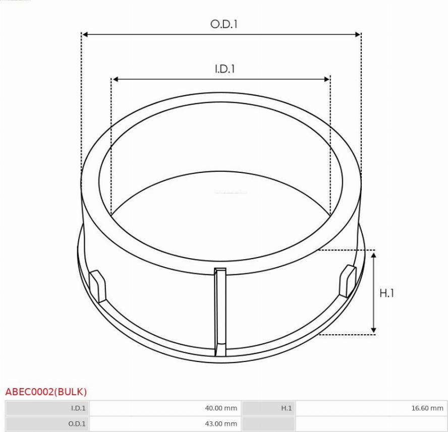 AS-PL ABEC0002(BULK) - Qoruyucu qapaq, alternator furqanavto.az