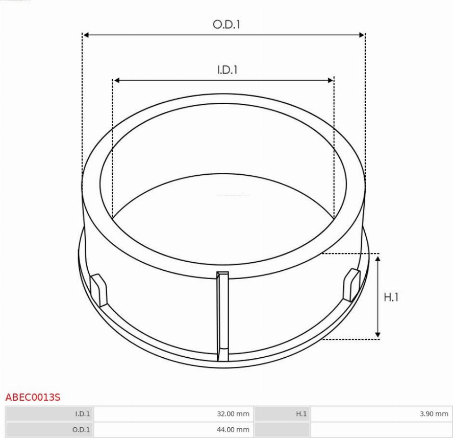 AS-PL ABEC0013S - Qoruyucu qapaq, alternator furqanavto.az