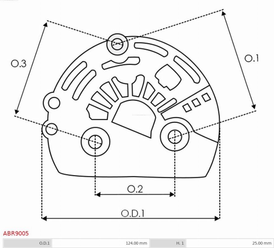 AS-PL ABR9005 - Qoruyucu qapaq, alternator furqanavto.az