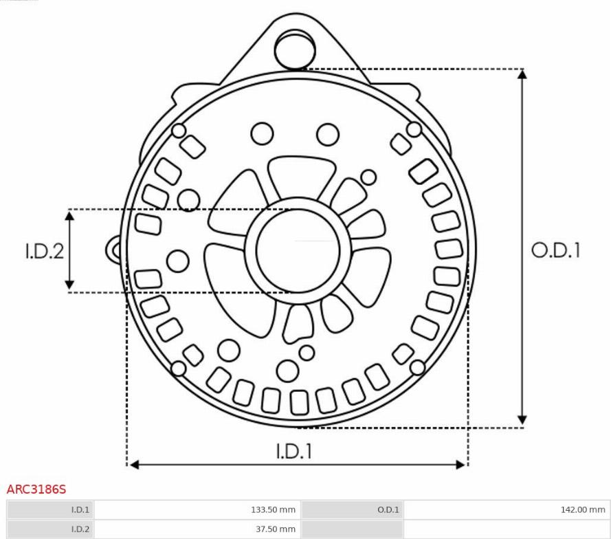 AS-PL ARC3186S - Düzləşdirici, alternator furqanavto.az