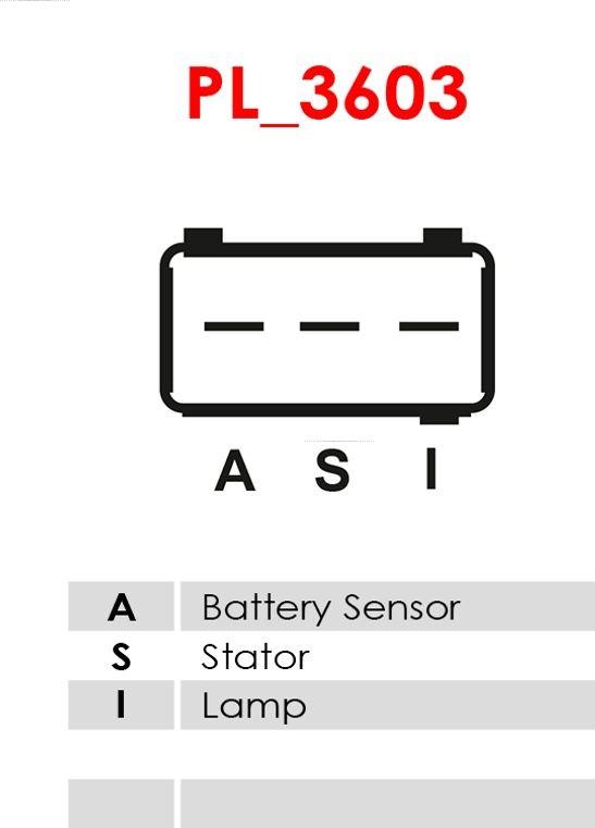 AS-PL ARE9010S - Gərginlik tənzimləyicisi, alternator furqanavto.az