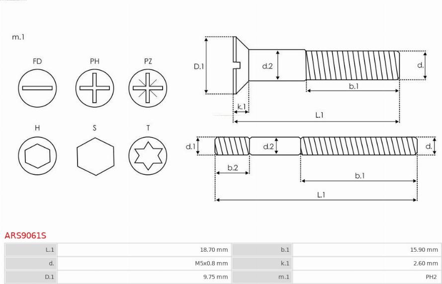 AS-PL ARS9061S - Təmir dəsti, alternator furqanavto.az