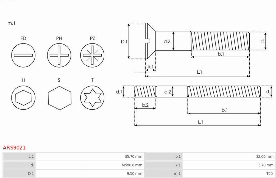 AS-PL ARS9021 - Təmir dəsti, alternator furqanavto.az