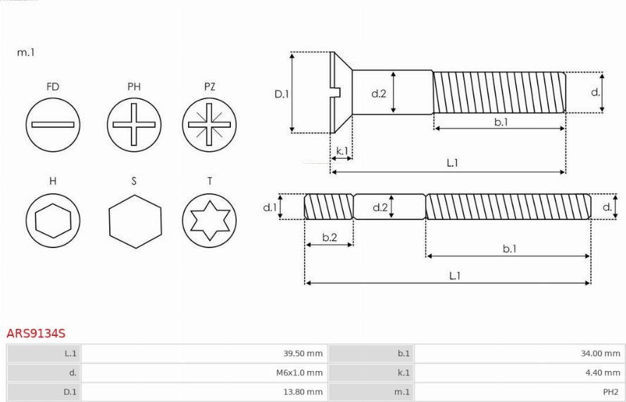 AS-PL ARS9134S - Təmir dəsti, alternator furqanavto.az