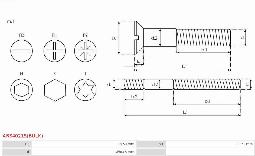 AS-PL ARS4021S(BULK) - Təmir dəsti, alternator furqanavto.az