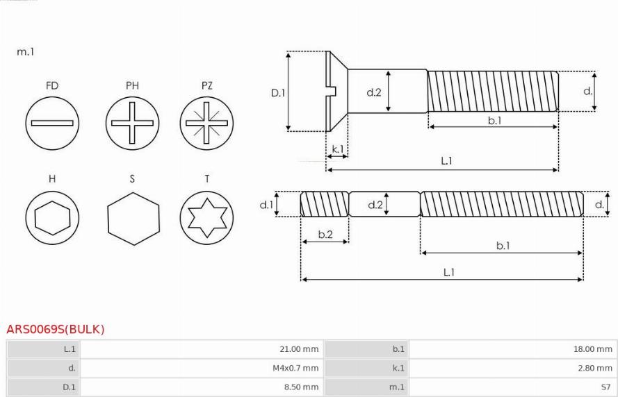 AS-PL ARS0069S(BULK) - Təmir dəsti, alternator furqanavto.az