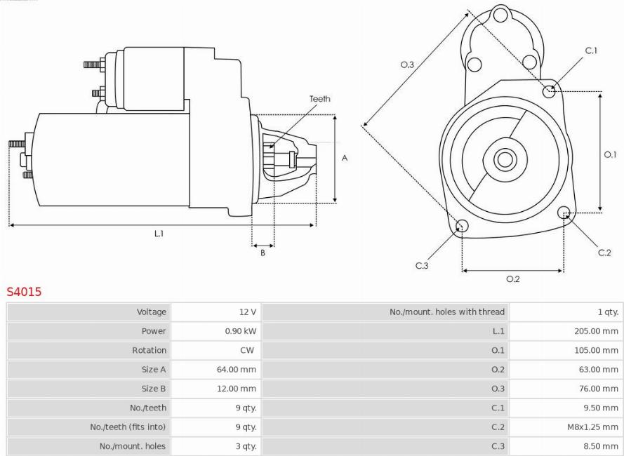 AS-PL S4015 - Başlanğıc furqanavto.az