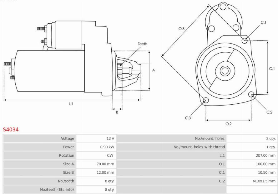 AS-PL S4034 - Başlanğıc furqanavto.az