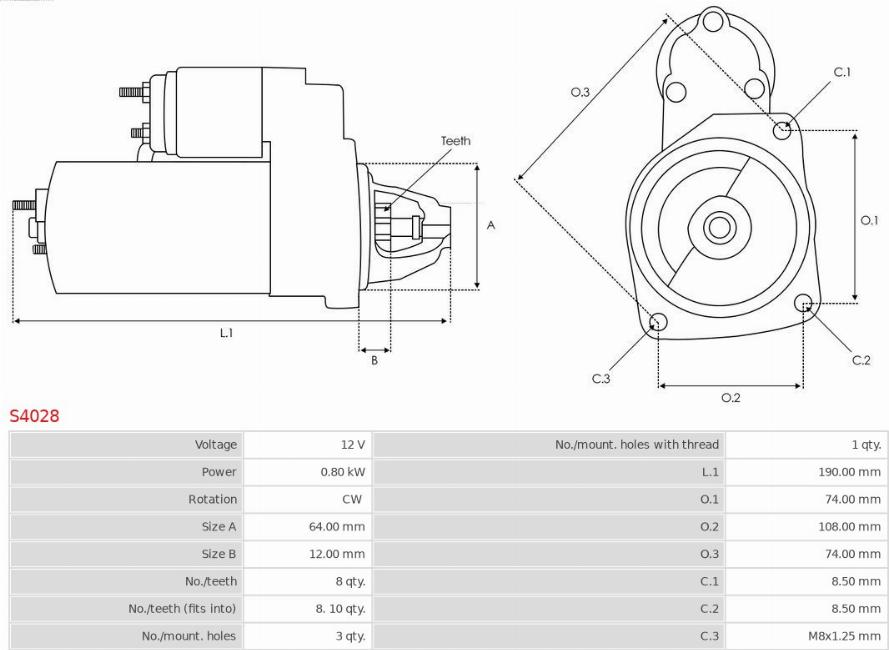 AS-PL S4028 - Başlanğıc furqanavto.az