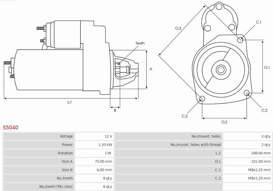 AS-PL S5040 - Başlanğıc furqanavto.az