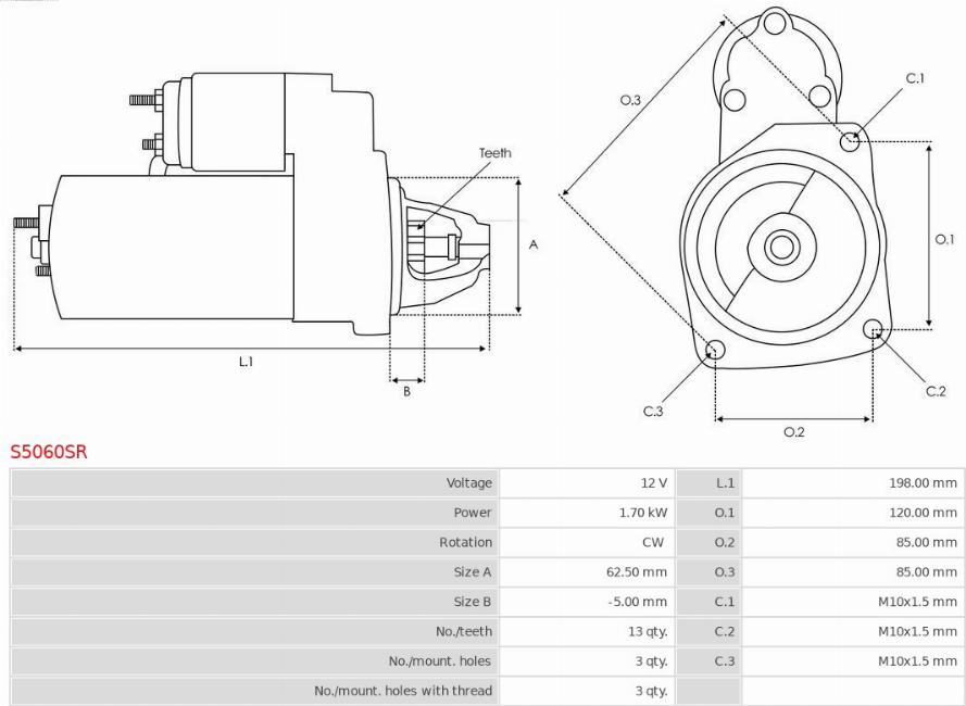 AS-PL S5060SR - Başlanğıc furqanavto.az