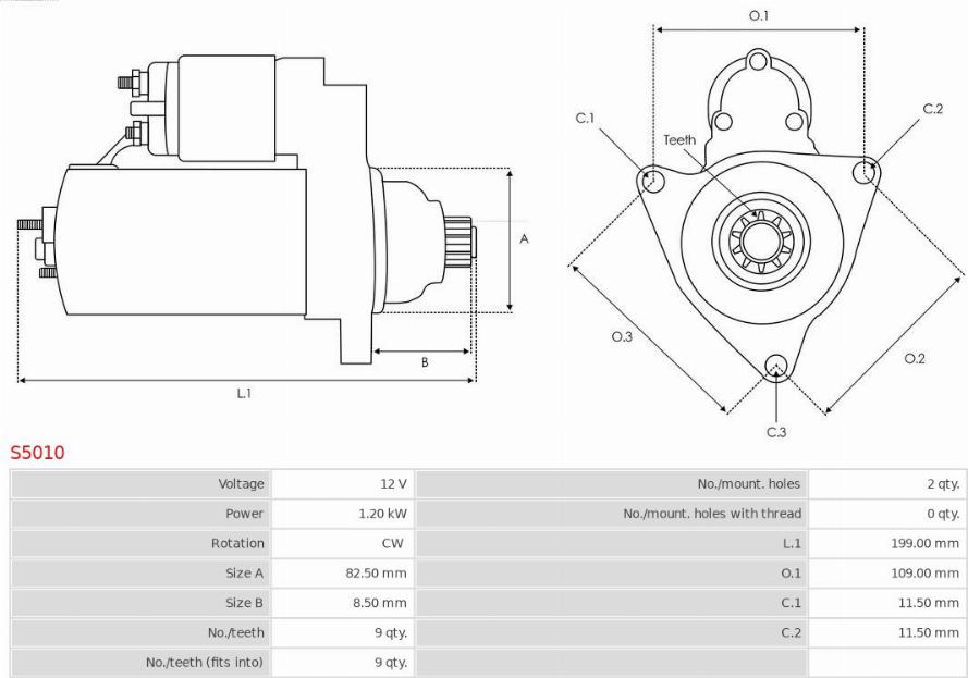 AS-PL S5010 - Başlanğıc furqanavto.az