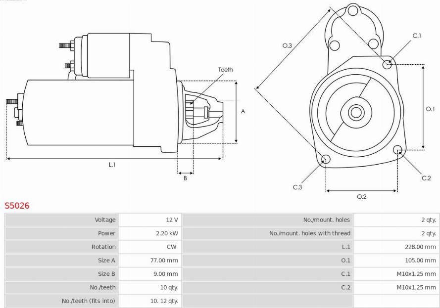 AS-PL S5026 - Başlanğıc furqanavto.az