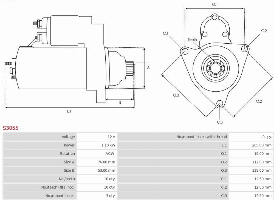 AS-PL S3055 - Başlanğıc furqanavto.az