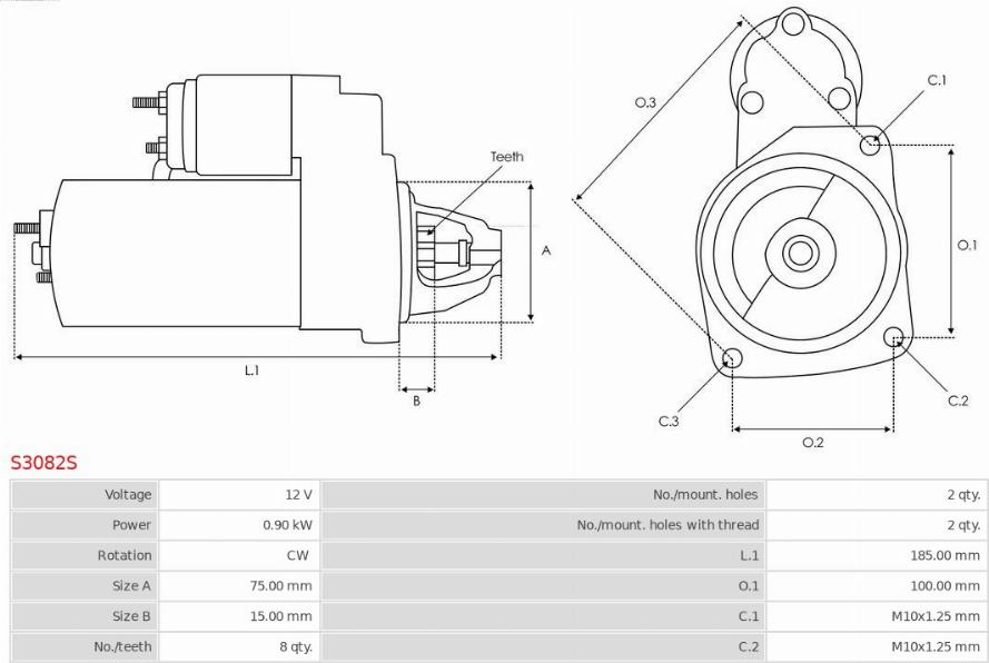 AS-PL S3082S - Başlanğıc furqanavto.az