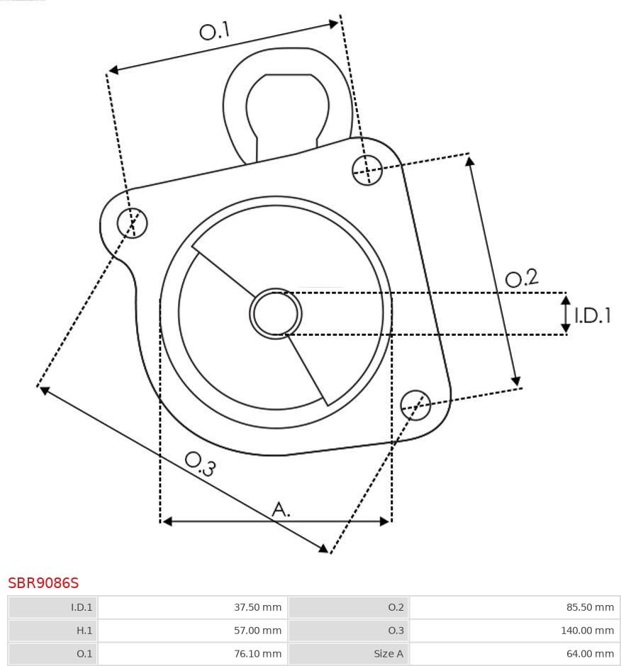 AS-PL SBR9086S - Başlanğıc qapağı, karbüratör furqanavto.az