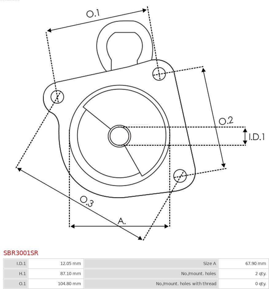 AS-PL SBR3001SR - Başlanğıc qapağı, karbüratör furqanavto.az