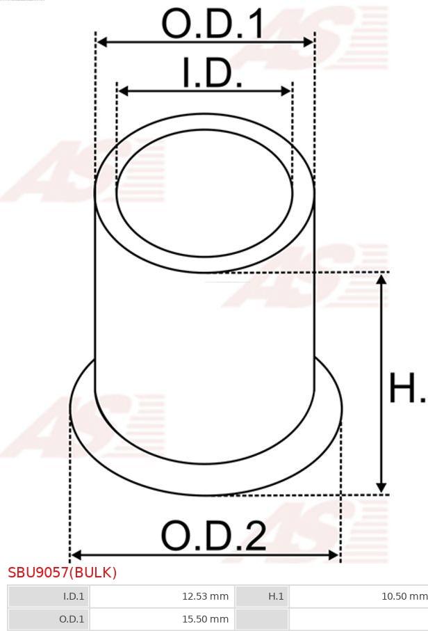 AS-PL SBU9057(BULK) - Buş, başlanğıc mil furqanavto.az