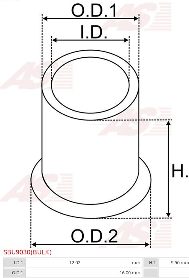 AS-PL SBU9030(BULK) - Buş, başlanğıc mil furqanavto.az