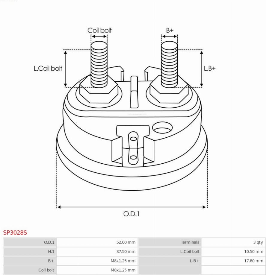 AS-PL SP3028S - Təmir dəsti, başlanğıc furqanavto.az