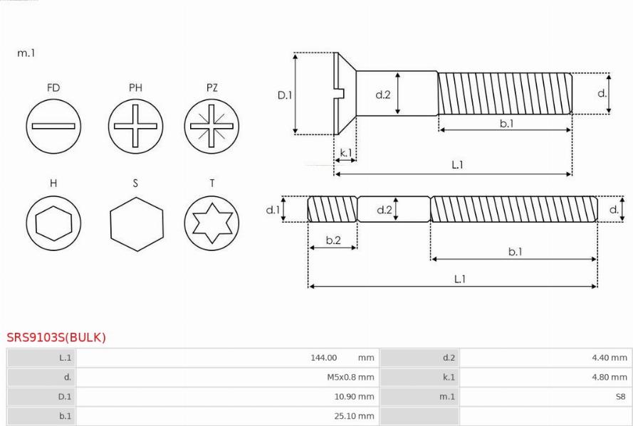 AS-PL SRS9103S(BULK) - Təmir dəsti, alternator furqanavto.az