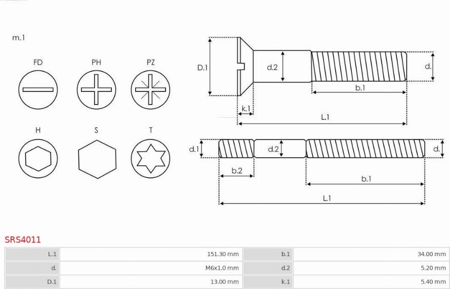 AS-PL SRS4011 - Təmir dəsti, alternator furqanavto.az