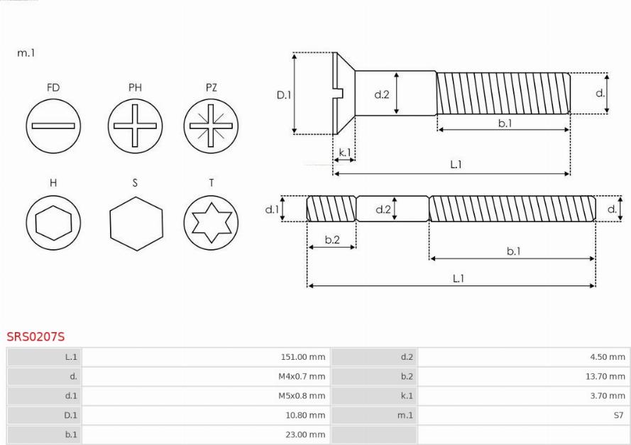 AS-PL SRS0207S - Təmir dəsti, alternator furqanavto.az