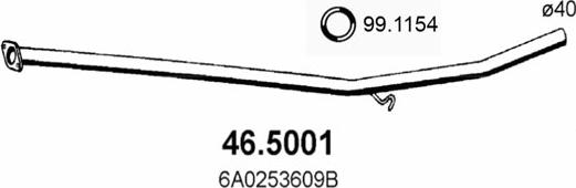 ASSO 46.5001 - Egzoz borusu furqanavto.az