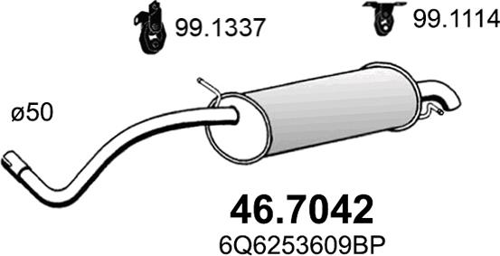 ASSO 46.7042 - Son səsboğucu furqanavto.az