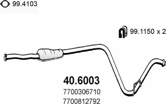 ASSO 40.6003 - Orta Səsboğucu furqanavto.az