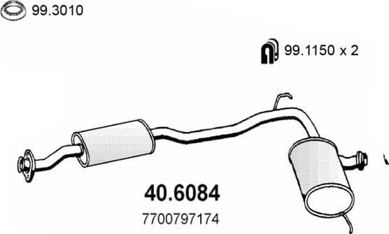 ASSO 40.6084 - Orta Səsboğucu furqanavto.az