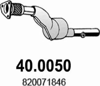 ASSO 40.0050 - Katalitik çevirici furqanavto.az