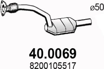 ASSO 40.0069 - Katalitik çevirici furqanavto.az