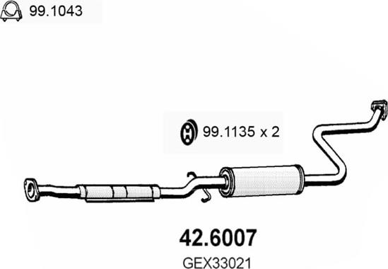 ASSO 42.6007 - Orta Səsboğucu furqanavto.az