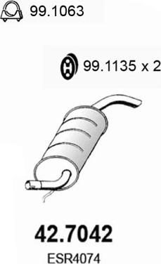 ASSO 42.7042 - Son səsboğucu furqanavto.az
