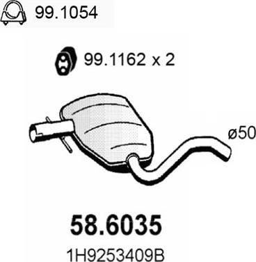 ASSO 58.6035 - Orta Səsboğucu furqanavto.az