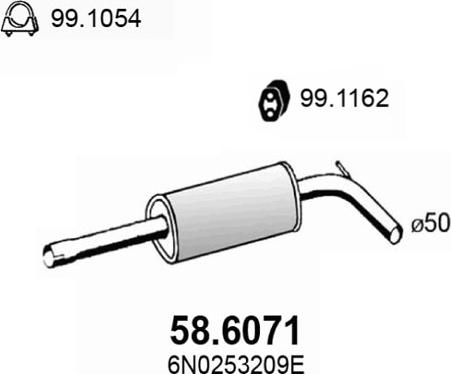 ASSO 58.6071 - Orta Səsboğucu furqanavto.az