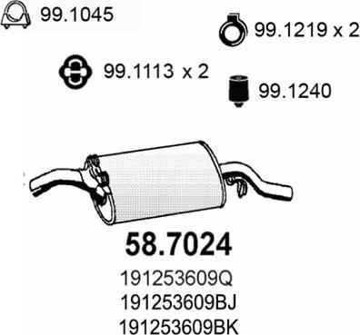 ASSO 58.7024 - Son səsboğucu furqanavto.az