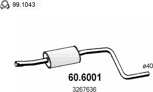 ASSO 60.6001 - Orta Səsboğucu furqanavto.az