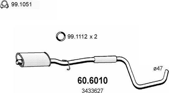 ASSO 60.6010 - Orta Səsboğucu furqanavto.az