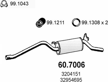 ASSO 60.7006 - Son səsboğucu furqanavto.az